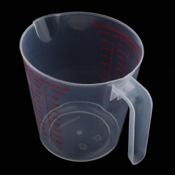 3pcs Plastic Measuring Cup For Kitchen Cooking Baking Coffee Pet Food Grain