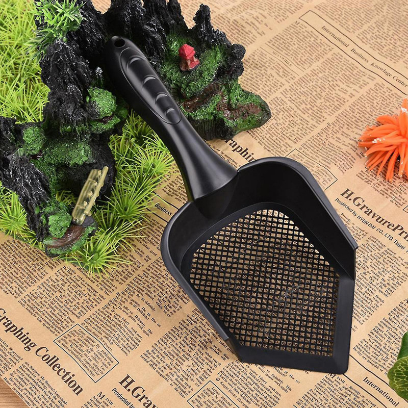 For Cat Kitty Litter Scoop Small Holes Fine Litter Scooper Shovel For Dog Rabbits Hamster Snake Sifter Scoop