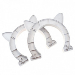 Puppy Dog Cats Interior Door Kitten Abs Plastic Small Gate Frame Doorway Pet Supplies