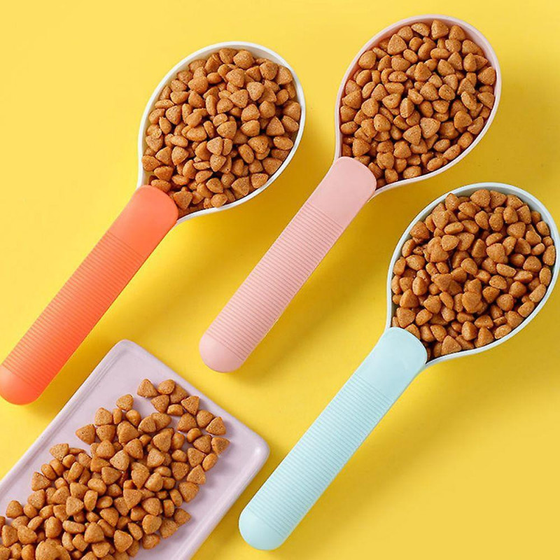 Pet Supplies Feeding Scoop Candy Color Dog Food Shovel Pet Feeding Feeders