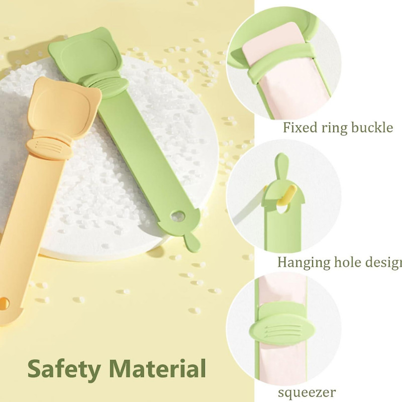 Cuillère à friandises pour chats, cuillère à nourriture pour chats, cuillère distributrice de friandises humides [...]