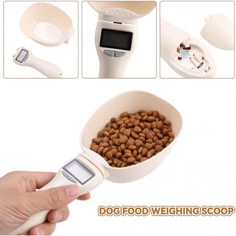 Pet Food Measuring Scoop Scale, Kitchen Digital Food Measuring Spoon for Dog Cat, Precise Dog Food Measuring [...]