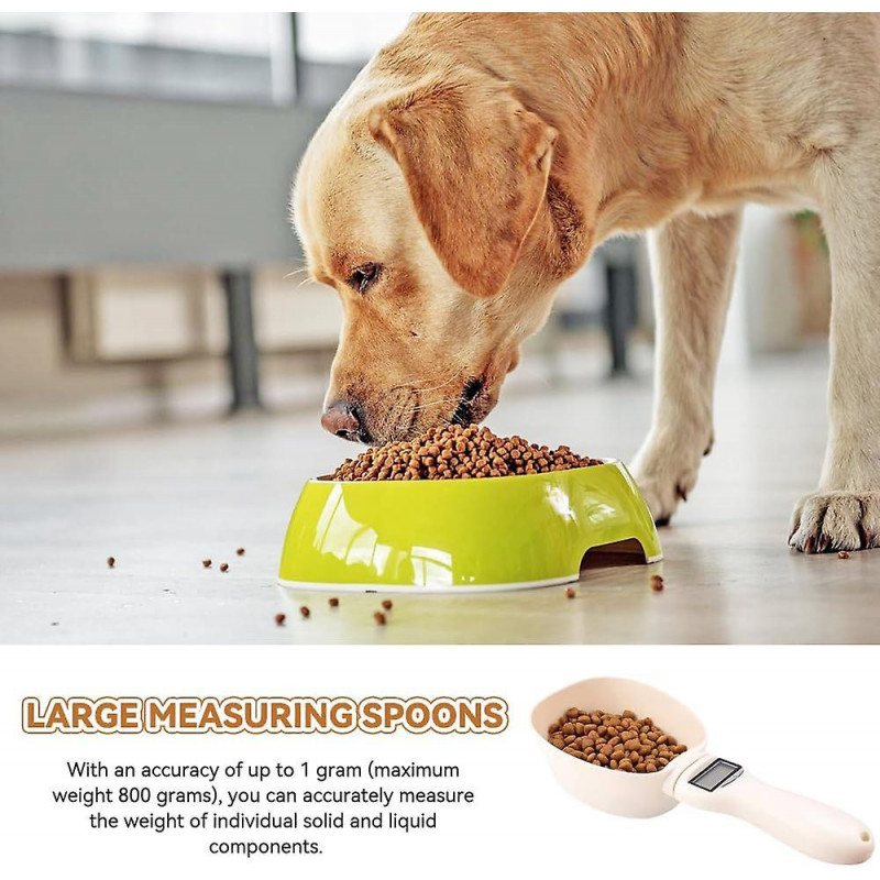 Pet Food Measuring Scoop Scale, Kitchen Digital Food Measuring Spoon for Dog Cat, Precise Dog Food Measuring [...]
