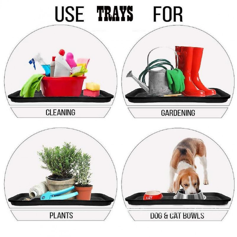 3 in 1 Plastic Multi-function Tray Shoe Tray Pet Feeding Tray