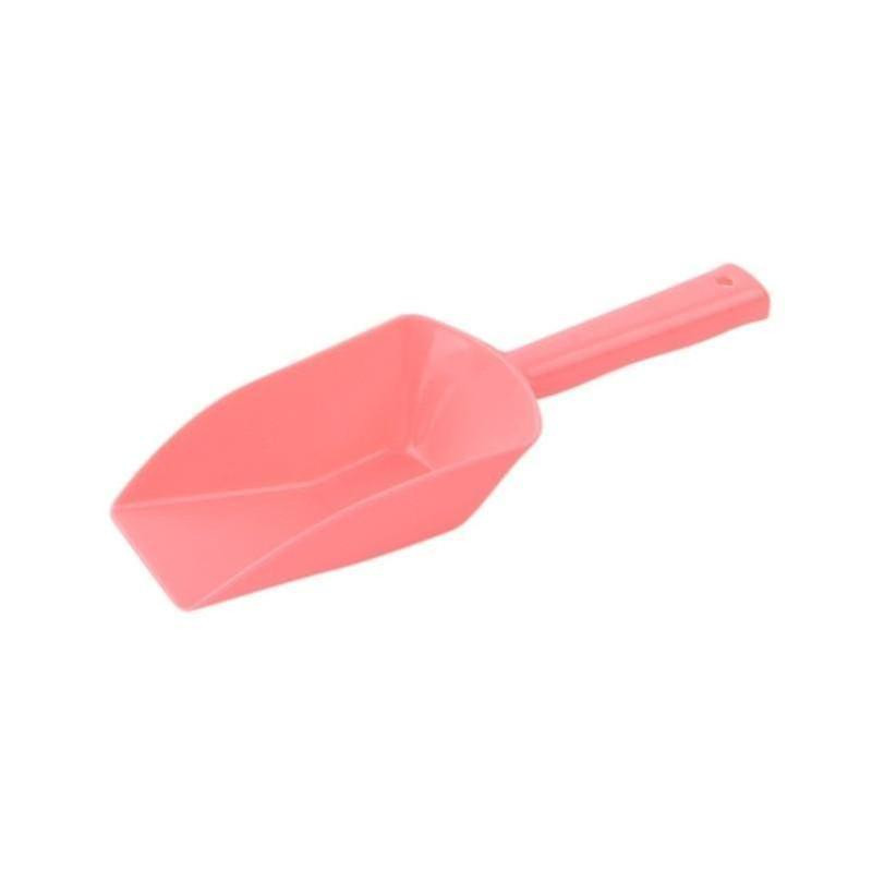 Pink 3 Non slip Large Capacity Feeding Shovel & Plastic Food Spoon For Pet Dog Cat