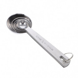 5pcs Multipurpose Food-grade Stainless Steel Measuring Spoon Kitchen Supplies