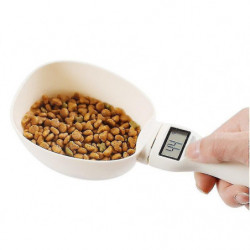 Multifunctional Measuring Spoon, Pet Feeding Measuring Scale(1pcs,white)