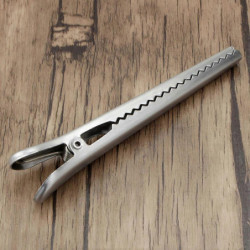 1 Pc Stainless Steel Food Storage Bag Sealer Sealing Clip Kitchen Home Clamp Tool