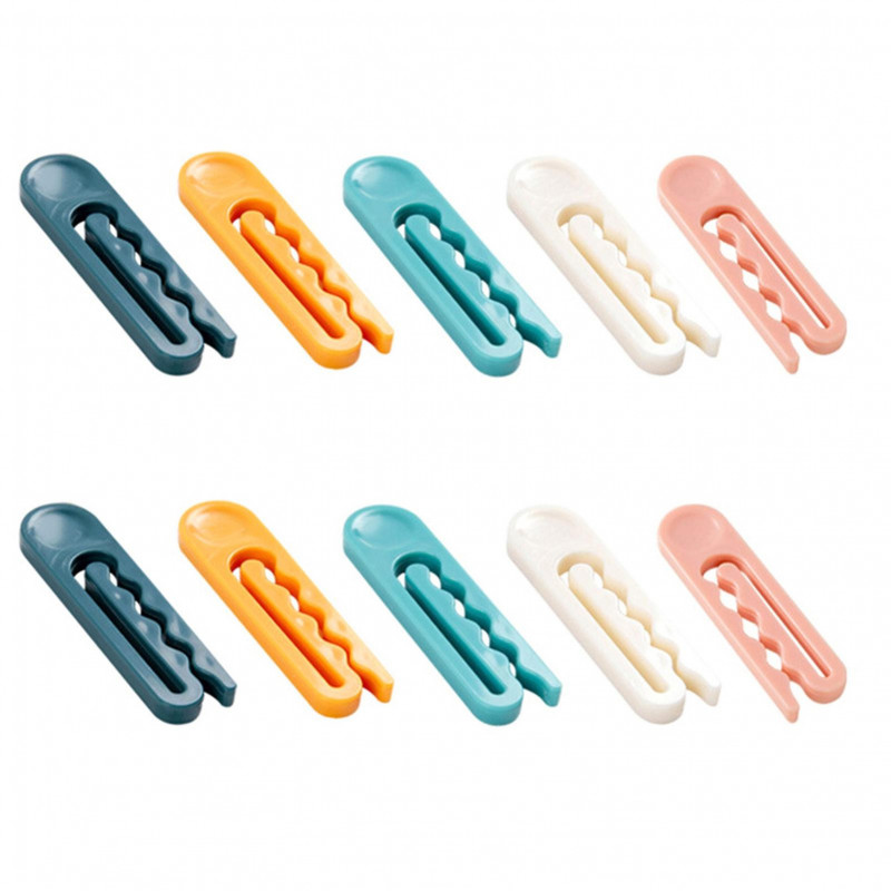 10pcs Clothes Clip Sturdy Multifunctional Reusable Food Quilt Garments Clamp Household Supplies