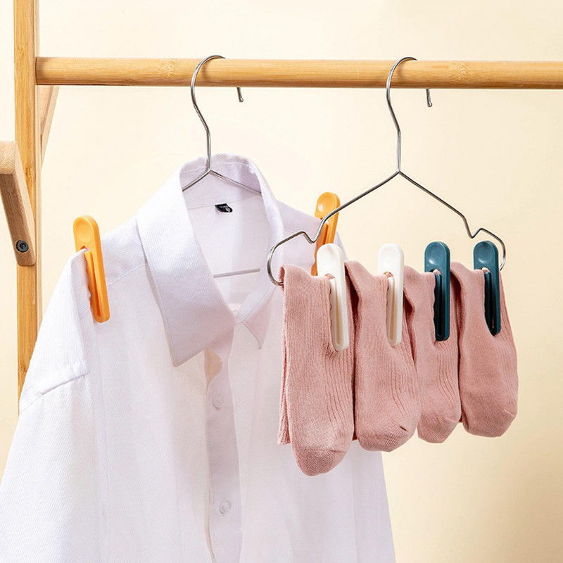 10pcs Clothes Clip Sturdy Multifunctional Reusable Food Quilt Garments Clamp Household Supplies