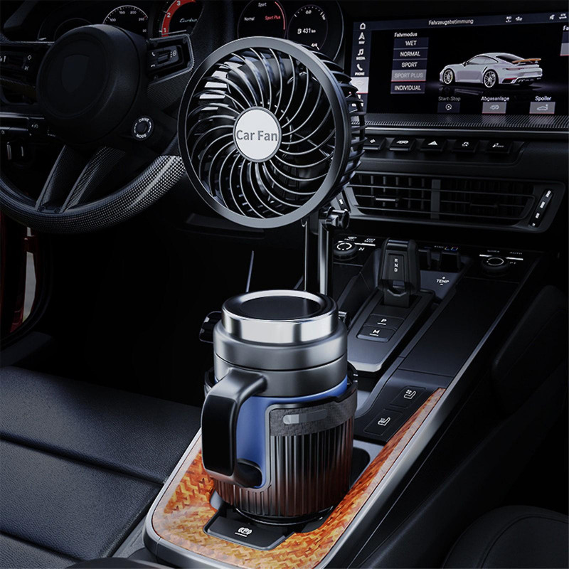 Car Supplies New Car Water Cup Fan Large Cup Big Van Van Car Fan