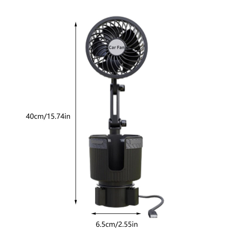 Car Supplies New Car Water Cup Fan Large Cup Big Van Van Car Fan