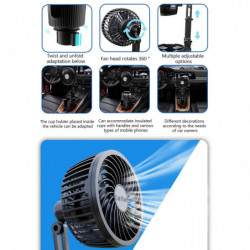 Car Supplies New Car Water Cup Fan Large Cup Big Van Van Car Fan