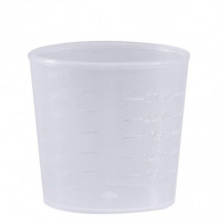 100 Pcs Plastic Disposable Cups Plastic Cup Graduated Cup Plastic Measuring Cups Measuring Cups Culinary