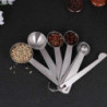 10 Pcs Cup Set Small Tablespoon Kitchen Spoon Scale Measuring Scoop Kitchen Stainless Measuring Tool
