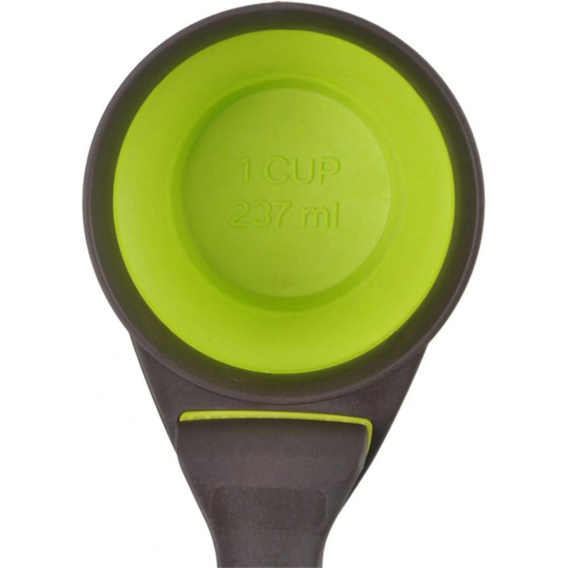 Collapsible Pet Scoop Silicone Measuring Cups Set Sealing Clip 3 En 1 Multi-fonction Scoop Bowls Bag Clip pour Dog [...]