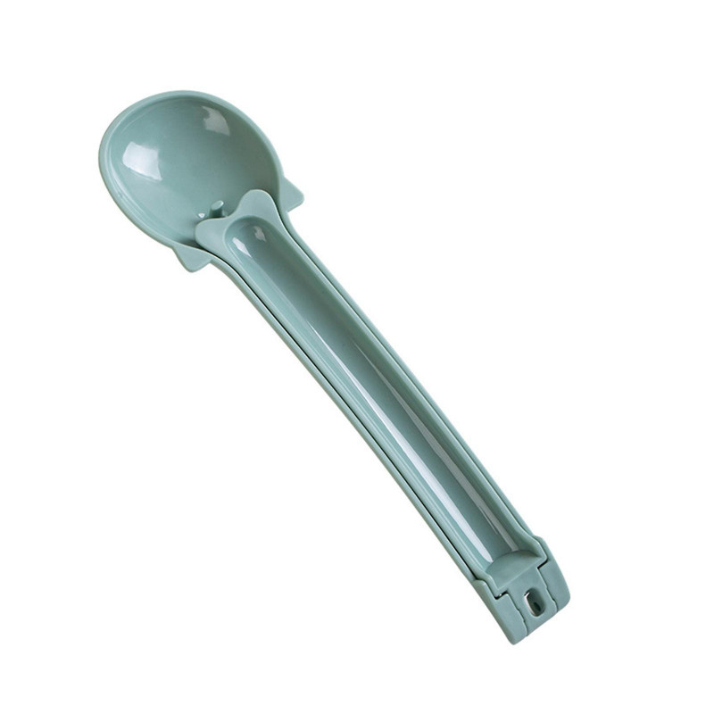 [Ande Online] Pet Cat Bar Squeezing Spoon Pet Liquid Snack Feeding Spoon Green