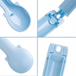 [Ande Online] Pet Cat Bar Squeezing Spoon Pet Liquid Snack Feeding Spoon Green