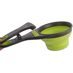 Multi-purpose Pet Food Scoop, 3 In 1 Collapsible Silicone Measuring Cup And Bag Closure Clip For Dog Cat Storage [...]