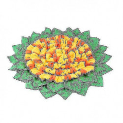 Multi Function Pet Sniffing Mat Polar Fleece Cushion Slow Eating Feeding Pad Anti