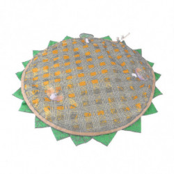 Multi Function Pet Sniffing Mat Polar Fleece Cushion Slow Eating Feeding Pad Anti