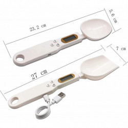 New Electronic Measuring Spoon Scale, 500g/0.1g Lcd Display Digital Kitchen Food Electronic Weighted Spo