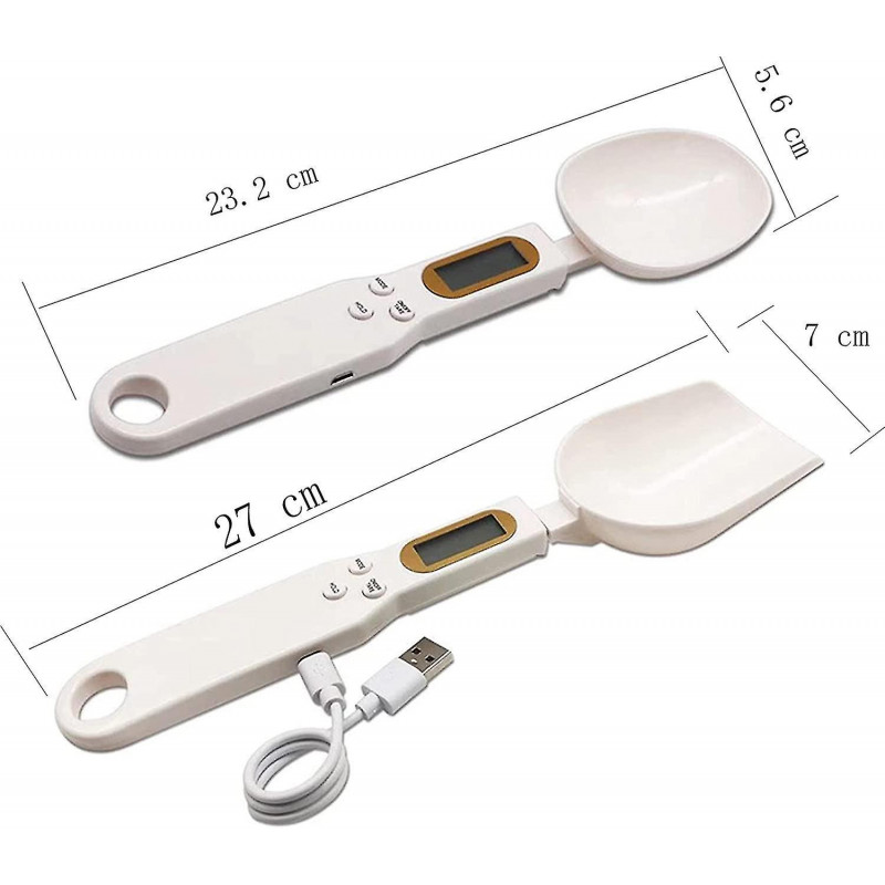 New Electronic Measuring Spoon Scale, 500g/0.1g Lcd Display Digital Kitchen Food Electronic Weighted Spo