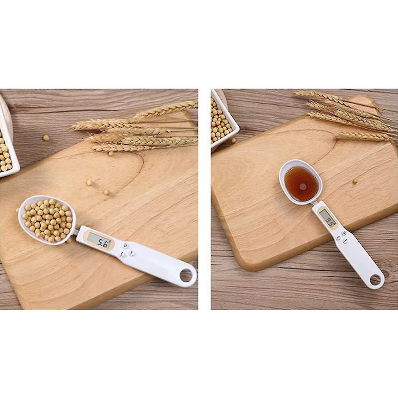 New Electronic Measuring Spoon Scale, 500g/0.1g Lcd Display Digital Kitchen Food Electronic Weighted Spo