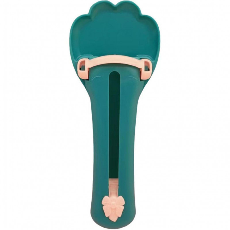 Lovely Paw-shape Cat Feeder Squeeze Spoon Detachable Pet Feeding Feeder For All Cat Kittens