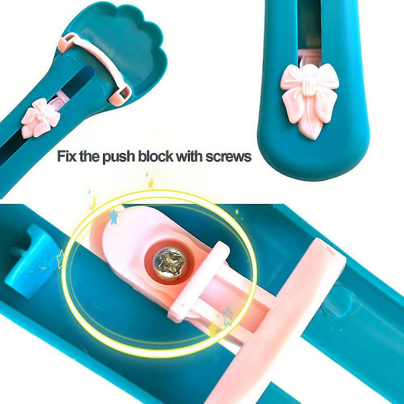 Lovely Paw-shape Cat Feeder Squeeze Spoon Detachable Pet Feeding Feeder For All Cat Kittens