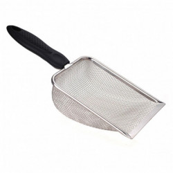 201 Pelle de litière de chat en acier inoxydable Outil de pelle de pelle durable Outil de pelle de sable monté 201 Pelle de litière de chat en acier inoxydable Outil de pelle de pelle durable Outil de pelle de sable monté