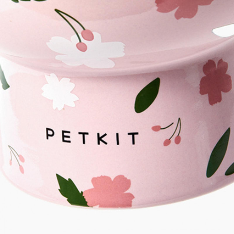 Pet Ceramic Tall Raised Bowl Durable Versatile Cat Feeding Supplies For Protect Your Pet\'s Spine