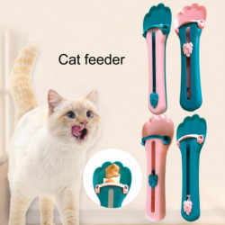 Cat Strip Squeezer Claw Shape Smooth Edges Easy to Use Creative Novelty Feeding Plastic Pet Cat Liquid Snack [...]