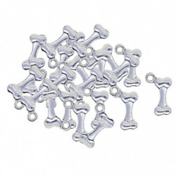 50x Tibetan Silver Cute Dog Pet Bone Shape Charms Pendant Diy Jewelry Making 50x Tibetan Silver Cute Dog Pet Bone Shape Charms Pendant Diy Jewelry Making