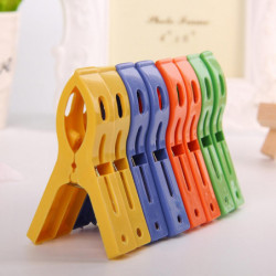 8Pcs/Set Clothespins Powerful Portable Plastic Food Bag Sealing Clips for Bathroom