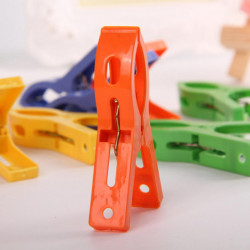 8Pcs/Set Clothespins Powerful Portable Plastic Food Bag Sealing Clips for Bathroom