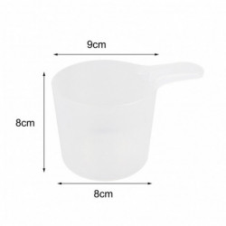 200g Pet Food Shovel Transparent Feeding Scoop Multifunctional Cat Dog Food Measuring Spoon