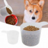 200g Pet Food Shovel Transparent Feeding Scoop Multifunctional Cat Dog Food Measuring Spoon