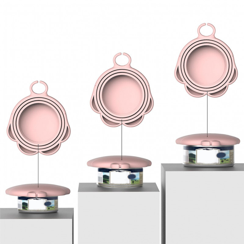 Pet Canned Spoon Adorable Lovely Paw Design Multifunctional Wide Application Tableware Tool Silicone Cat Food Can [...]