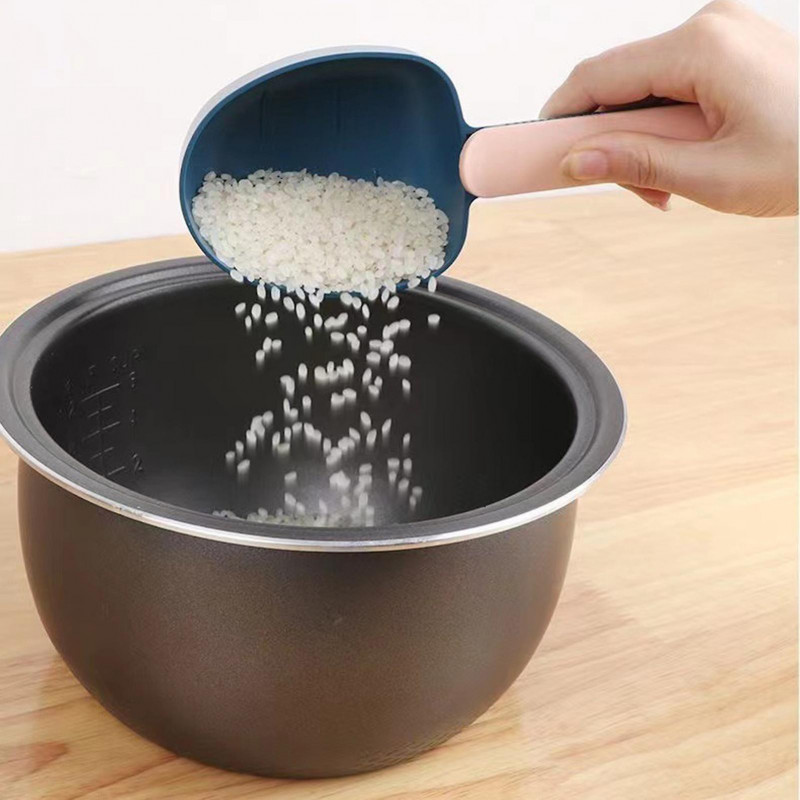 2Pcs Pet Food Spoon Long Handle Dog Feeding Scoop with Sealed Bag Clip Comfortable Grip Cat Food Shovel Pet Supplies