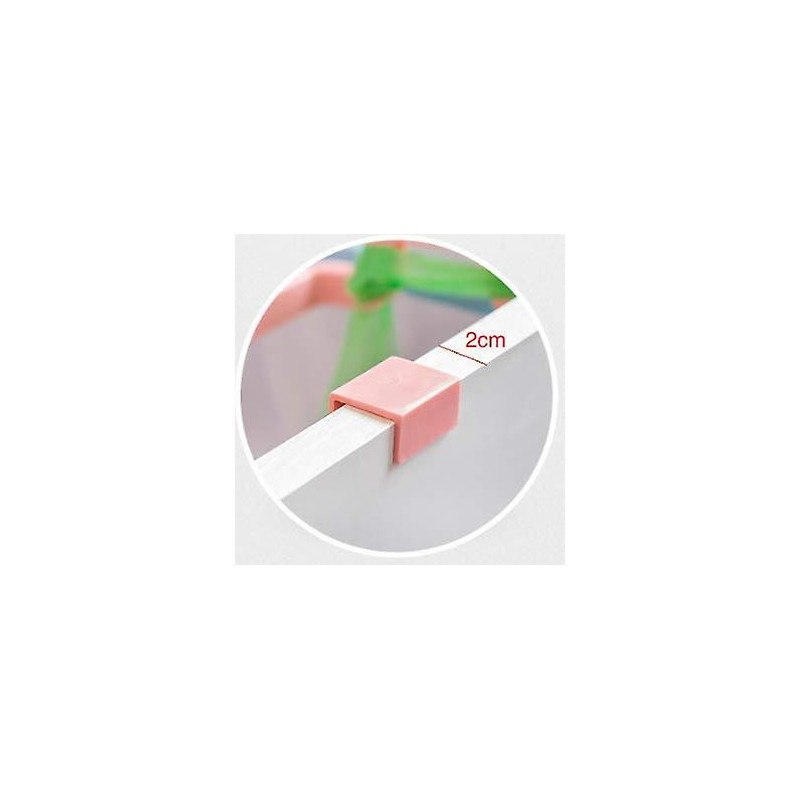 4pcs Portable Trash Bag Holder, Kitchen Door Back Type Portable Garbage Bag Holder Household Cabinet Door Behind [...]