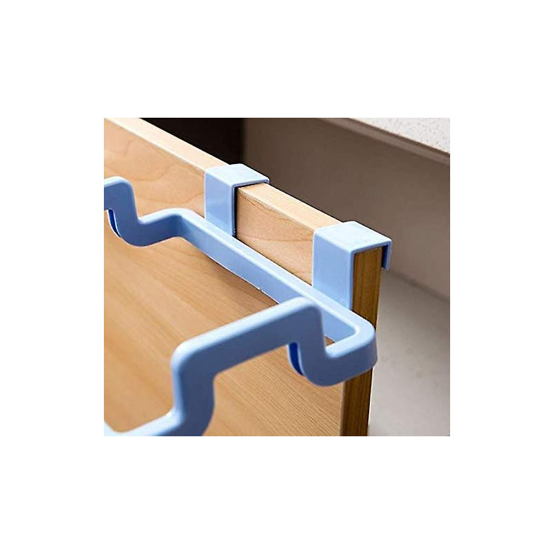 4pcs Portable Trash Bag Holder, Kitchen Door Back Type Portable Garbage Bag Holder Household Cabinet Door Behind [...]