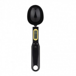 500g/0.1g Measuring Spoon Home Kitchen Salt Coffee Sugar LCD Display Digital Scale Measuring Scoop, Black