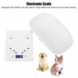 Mini balance électronique numérique pour animaux de compagnie 10kg / 1g Outil de mesure de chien de chat à petite [...]