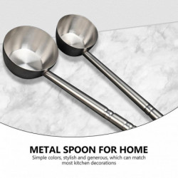 Stainless Steel Water Ladle Multipurpose Water Spoon Long Handle Water Scoop