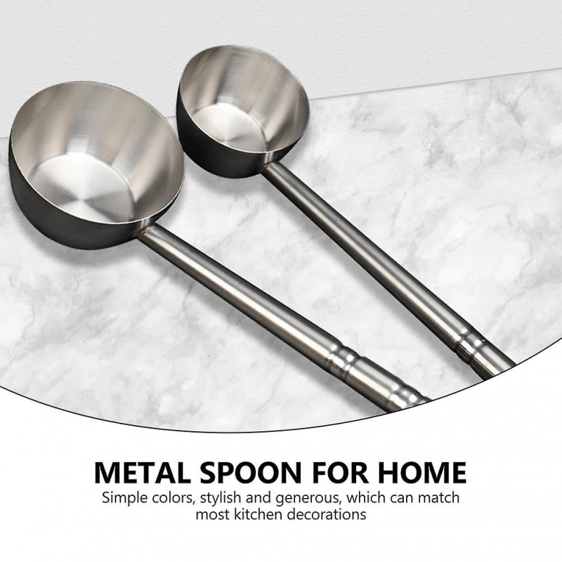 Stainless Steel Water Ladle Multipurpose Water Spoon Long Handle Water Scoop