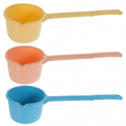 3pcs Water Ladle Kitchen Accessories Bathroom Water Scoop Bathing Ladle Container