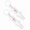 2pcs Baby Medicines Feeder Measuring Cup Milk and Water Feeding Tool