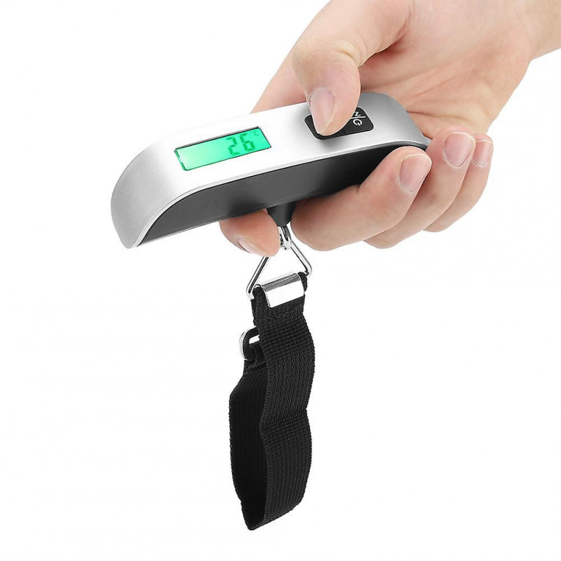 Mini Size LCD Digital Electronic Hanging Scales Portable Hook Weighing Balance Max. Load 50Kg