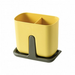 Cutlery Drainer Spoon Multi Functional Fork 2 Compartments Detachable Stylish